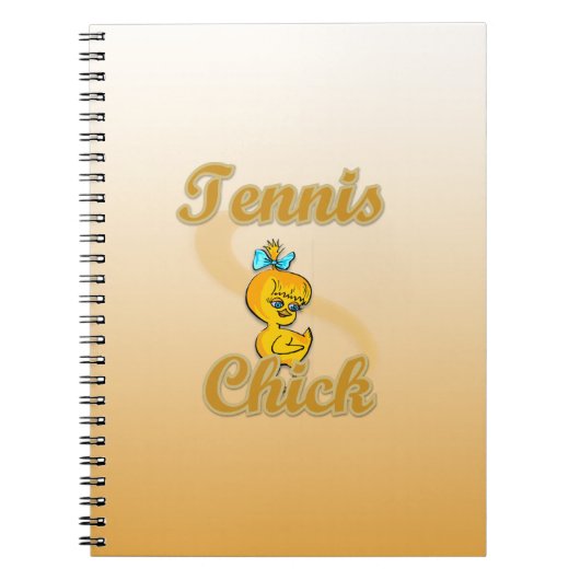 Tennis Chick Notizblock (Vorderseite)