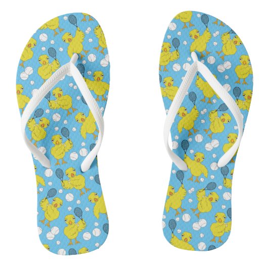 Tennis Chick Pattern Dreh Flop Badesandalen (Fußbett)