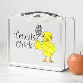 Tennis Chick Pattern Metall Brotdose (Beispiel)