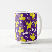 Tennis Chick Pattern Tasse (VorderseiteRechts)