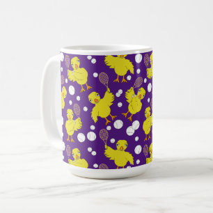 Tennis Chick Pattern Tasse