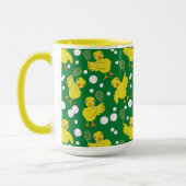 Tennis Chick Pattern Tasse (Links)