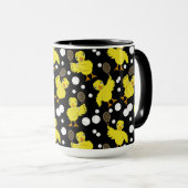 Tennis Chick Pattern Tasse (VorderseiteRechts)