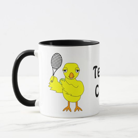 Tennis Chick Tasse (Links)