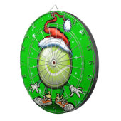 Tennis Christmas Dartscheibe (Vorderseite rechts)