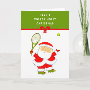 Tennis Christmas Feiertagskarte