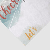 Tennis Christmas  Festive Snowman  Seidenpapier (Detail)