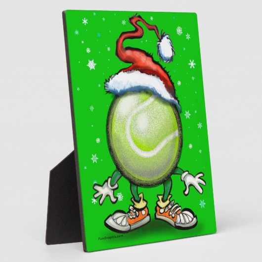 Tennis Christmas Fotoplatte (Seite)