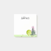 Tennis Christmas Geeignete Geschenke für den Spiel Post-it Klebezettel (Vorderseite)
