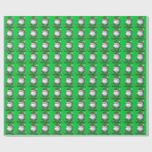 Tennis Christmas Geschenkpapier (Flach)