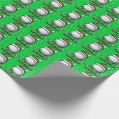 Tennis Christmas Geschenkpapier (Ecke)