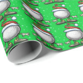 Tennis Christmas Geschenkpapier (Rolleneckpunkt)