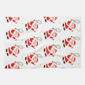 Tennis Christmas Geschirrtuch (Horizontal)