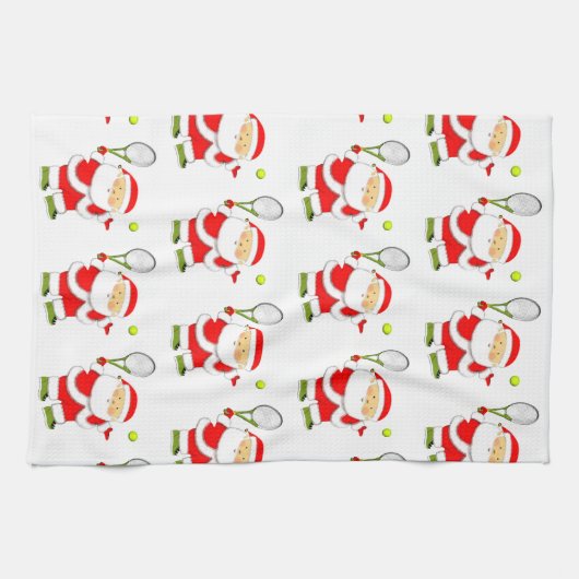 Tennis Christmas Handtuch (Horizontal)