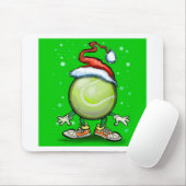 Tennis Christmas Mousepad (Mit Mouse)
