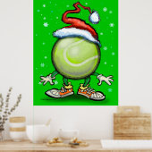 Tennis Christmas Poster (Küche)