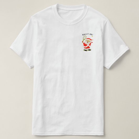 Tennis Christmas T-Shirt (Design vorne)