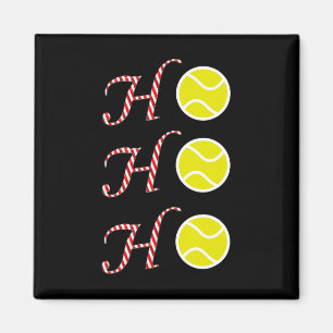 Tennis Christmas T Shirt - sport Ho Ho Ho Holiday Magnet