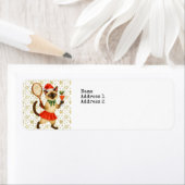 Tennis Christmas themed for Cat Lovers (Insitu)