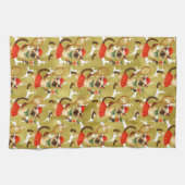 Tennis Christmas themed for Cat Lovers Geschirrtuch (Horizontal)