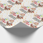 Tennis Christmas Themed Geschenkpapier (Ecke)