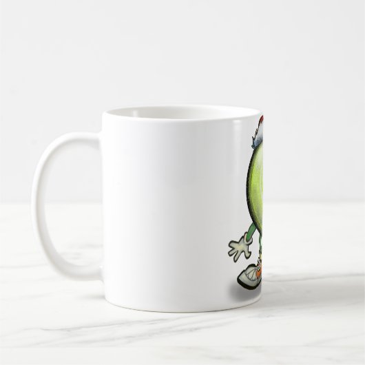 Tennis Chrsitmas Kaffeetasse (Links)