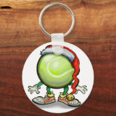 Tennis Chrsitmas Schlüsselanhänger (Vorderseite)