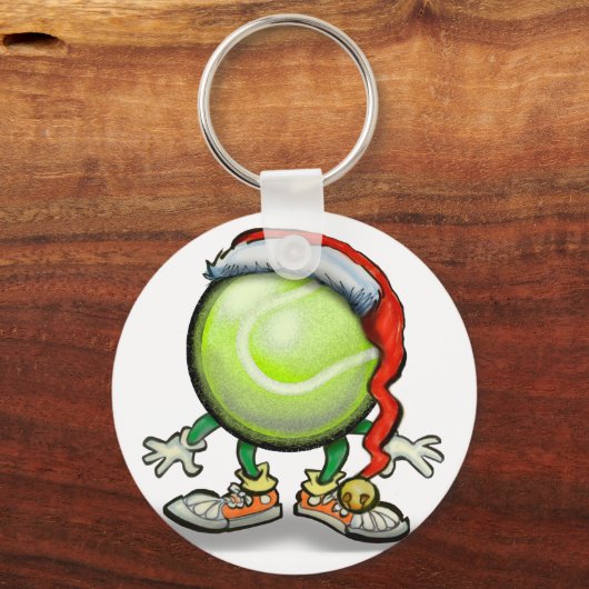 Tennis Chrsitmas Schlüsselanhänger (Vorderseite)