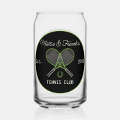 Tennis Club Bar Lounge Beer Dosenglas (Vorderseite)