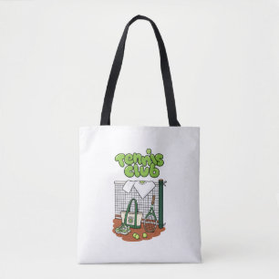 Tennis Club Classic Sports Grafik – Grünes Tennis Tasche
