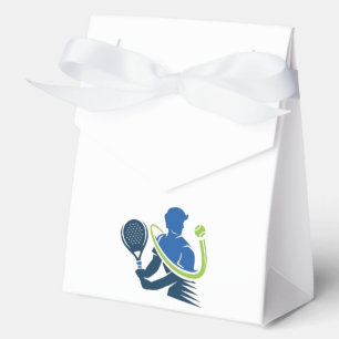 Tennis-Club-Logo - Dynamische Aktion, Sportstil Geschenkschachtel