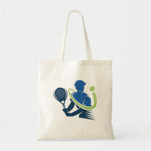 Tennis-Club-Logo - Dynamische Aktion, Sportstil Tragetasche