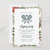 Tennis Club Mitglieder Jährliches Weihnachtsfest P Einladung (Vorderseite)