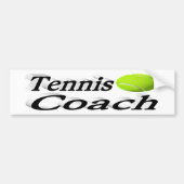 Tennis Coach Autoaufkleber (Vorne)