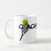 Tennis Coach Ball Racquet Game Kaffee Tasse (Links)