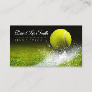 Tennis-Coach Business Card Visitenkarte