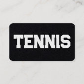 Tennis Coach Custom QR Visitenkarte (Vorderseite)