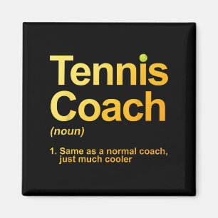 Tennis Coach Design für Männer Frauen Tennis 10 Magnet