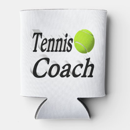 Tennis Coach Dosenkühler (Vorderseite)