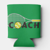 Tennis Coach Dosenkühler (Rückseite)