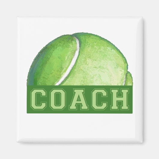 Tennis Coach Magnet (Vorne)