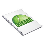 Tennis Coach Notizblock (Rechte Seite)