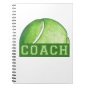 Tennis Coach Notizblock (Vorderseite)