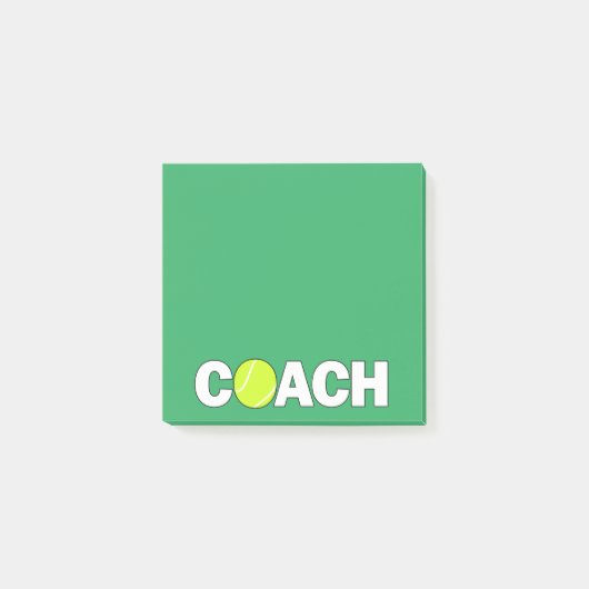 Tennis Coach Office Post-it Klebezettel (Vorderseite)