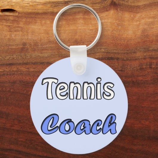 Tennis Coach Schlüsselanhänger (Vorderseite)
