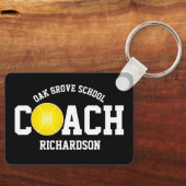 Tennis Coach Schlüsselanhänger (Vorderseite)