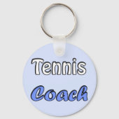 Tennis Coach Schlüsselanhänger (Vorderseite)