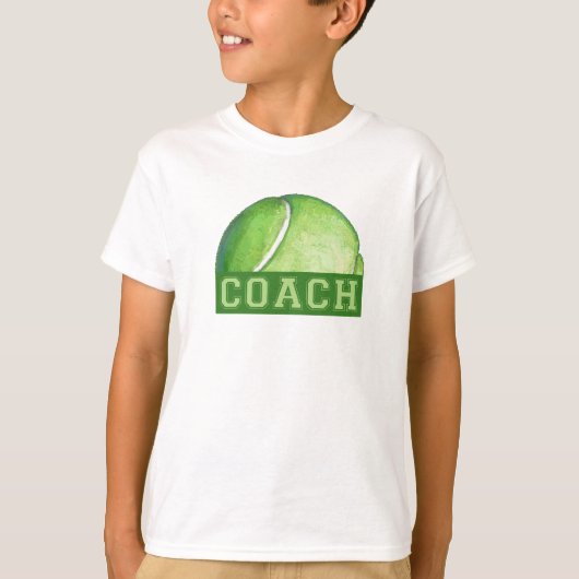 Tennis Coach T-Shirt (Vorderseite)