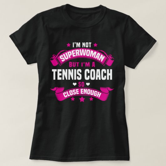 Tennis Coach T-Shirt (Design vorne)