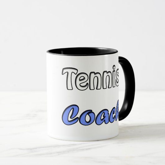 Tennis Coach Tasse (VorderseiteRechts)